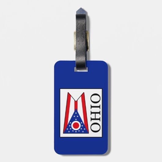 Étiquette À Bagage Ohio (Dos Vertical)