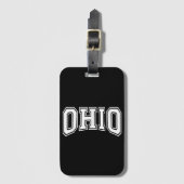 Étiquette À Bagage Ohio OH USA (Devant Vertical)