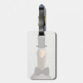 Étiquette À Bagage Oie distinguée (Dos Vertical)