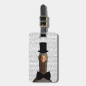 Étiquette À Bagage Oie distinguée 2 (Devant Vertical)