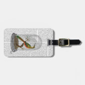 Étiquette À Bagage Oiseau Dans Bell Jar (Devant horizontal)