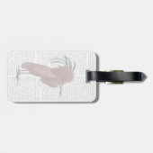 Étiquette À Bagage Oiseau de Marsala mis en berne (Dos horizontal)