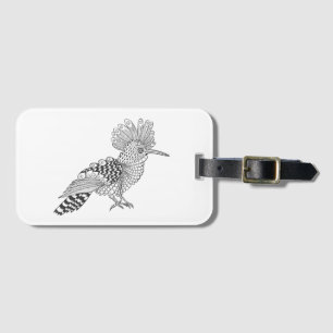 Étiquette À Bagage Oiseau de style