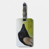 Étiquette À Bagage Oiseau d'État de Hawaï (Dos Vertical)