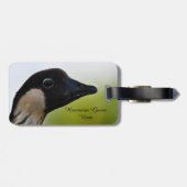 Étiquette À Bagage Oiseau d'État de Hawaï (Dos horizontal)