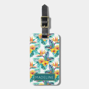 Étiquette À Bagage Oiseau nommé fait sur commande du paradis et du