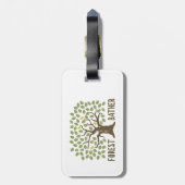 Étiquette À Bagage Oiseaux de brume forestier (Dos Vertical)