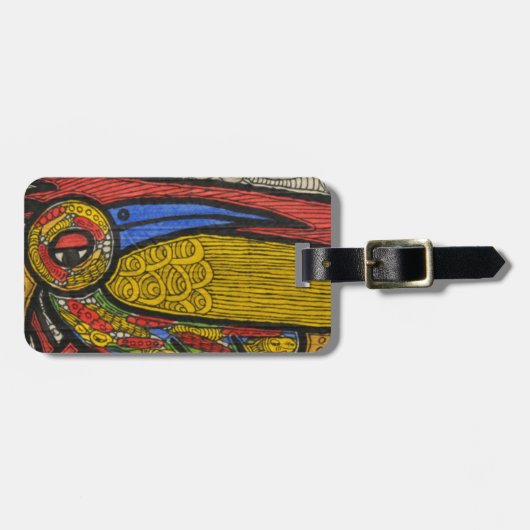 Étiquette À Bagage Oiseaux de poursuite (Devant horizontal)