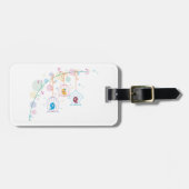 Étiquette À Bagage Oiseaux En Cages (Devant horizontal)