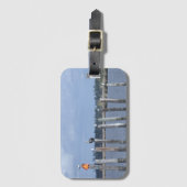 Étiquette À Bagage Oiseaux en poste dans le lac (Devant Vertical)