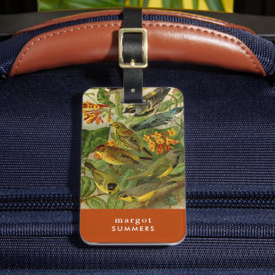 Étiquette À Bagage Oiseaux nord-américains   Gustav Mü tzel Balise d