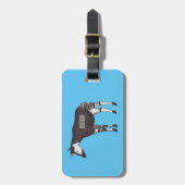 Étiquette À Bagage Okapi (Devant Vertical)