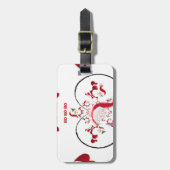 Étiquette À Bagage Oki Dokie Père Noël ! (Devant Vertical)