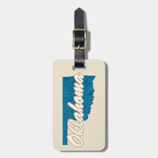 Étiquette À Bagage Oklahoma (Devant Vertical)