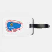 Étiquette À Bagage Oklahoma Escalade Carabiner (Dos horizontal)
