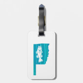 Étiquette À Bagage Oklahoma Wave Fishing (Dos Vertical)