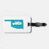 Étiquette À Bagage Oklahoma Wave Fishing (Dos horizontal)
