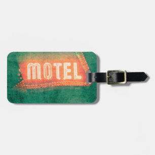 Étiquette À Bagage Old Motel