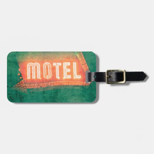 Étiquette À Bagage Old Motel (Devant horizontal)