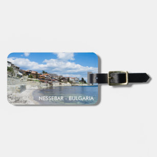 Étiquette À Bagage Old Nessebar. Bulgarie