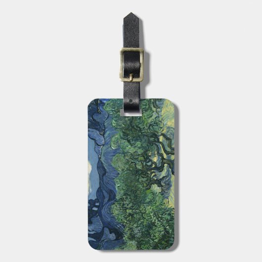 Étiquette À Bagage Olive Trees par Van Gogh (Devant Vertical)