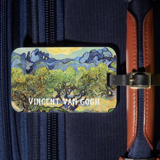 Étiquette À Bagage Oliviers aux Alpilles par Vincent van Gogh (Insitu Rectoal 4)