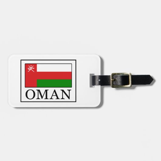 Étiquette À Bagage Oman (Devant horizontal)