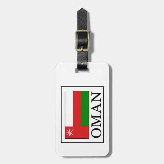 Étiquette À Bagage Oman (Devant Vertical)
