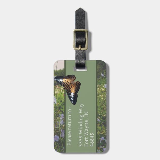 Étiquette À Bagage Ombre (Devant Vertical)