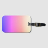 Étiquette À Bagage Ombre couleur rose et pourpre de fond (Devant Horizontal)