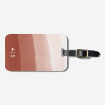 Ombre de rouille de cuivre monochrome chic
