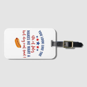 Étiquette À Bagage On dirait que le 4 juillet me donne envie