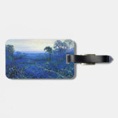 Étiquette À Bagage Onderdonk - Bluebonnet paysage avec Cactus, Road, (Dos horizontal)