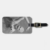 Étiquette À Bagage Ondulation de femme (Devant horizontal)