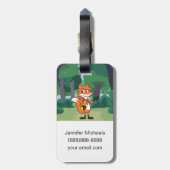 Étiquette À Bagage Ondulation de Fox de Rick | Scarlett de garde (Dos Vertical)