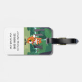 Étiquette À Bagage Ondulation de Fox de Rick | Scarlett de garde (Dos horizontal)