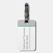 Étiquette À Bagage Oompa Loompa Hair Graphic (Dos Vertical)