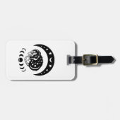 Étiquette À Bagage Opossum Cute Witchy (Devant horizontal)