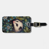 Étiquette À Bagage Opossum dans le sac à bagages en Brambles (Devant horizontal)