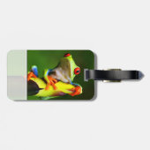 Étiquette À Bagage Options de balise de bagage de grenouille 2 (Dos horizontal)