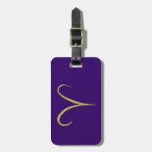 Étiquette À Bagage or (Devant Vertical)