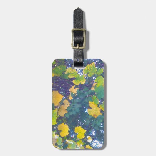 ÉTIQUETTE À BAGAGE OR FERMER (Devant Vertical)