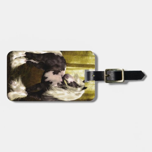 Étiquette À Bagage Or gitan Vanner (Devant horizontal)