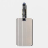 Étiquette À Bagage Orange classique de guitare bronzage (Dos Vertical)