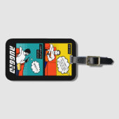 Étiquette À Bagage orange jaune bleu miel Do Rugged Geek Comics (Devant Horizontal)