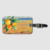 Étiquette À Bagage oranges du sud (Devant Horizontal)