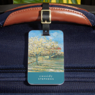 Étiquette À Bagage Orchard en fleurs   Vincent van Gogh