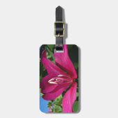 Étiquette À Bagage Orchidée Fleurie tropicale Florale (Devant Vertical)