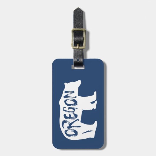 Étiquette À Bagage Oregon Bear (Devant Vertical)