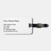 Étiquette À Bagage Organigramme (Dos horizontal)